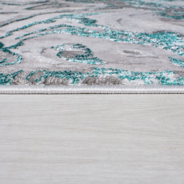 Covor traversă Marbled VERDE SMARALD 60X230 cm, Flair Rugs