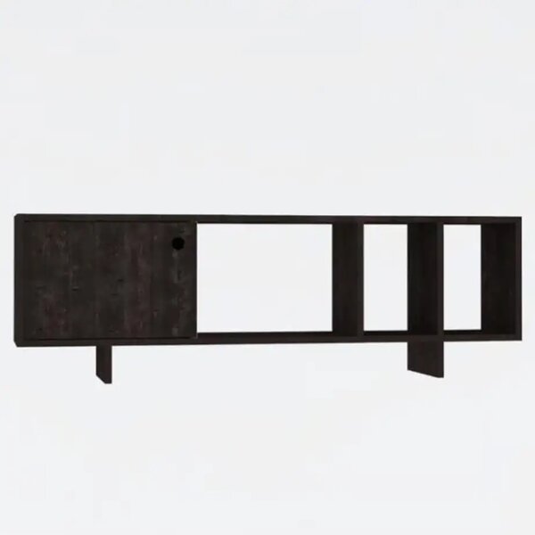 Comoda televizor Susana pentru living culoare antracit 140 cm