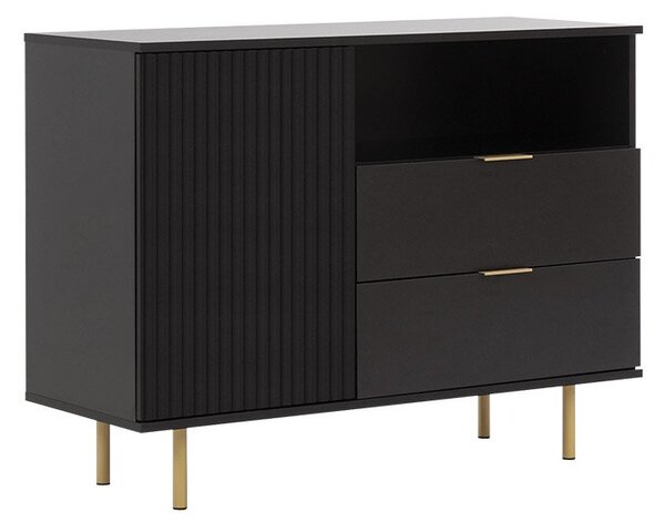 Comodă Newelon K1D2SZ NW01 (Negru + auriu) . 1103662