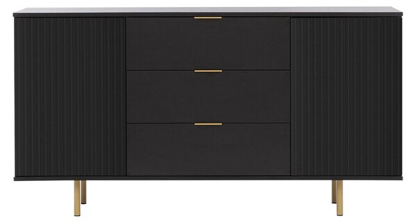 Comodă Newelon K2D3SZ NW02 (Negru + auriu) . 1103664