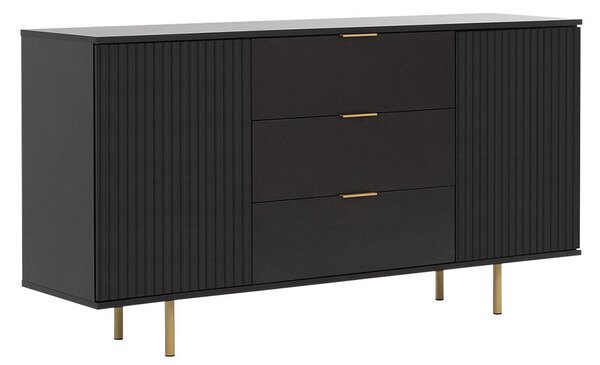 Comodă Newelon K2D3SZ NW02 (Negru + auriu) . 1103664
