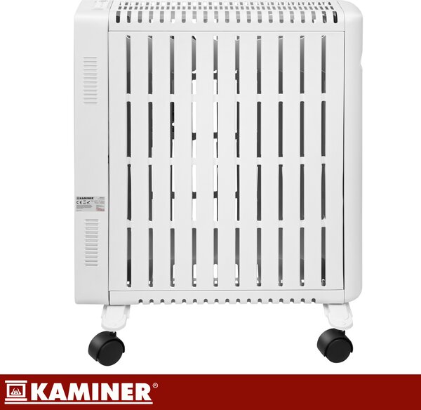 Calorifer electric cu ulei Kaminer Arvell - radiator alb