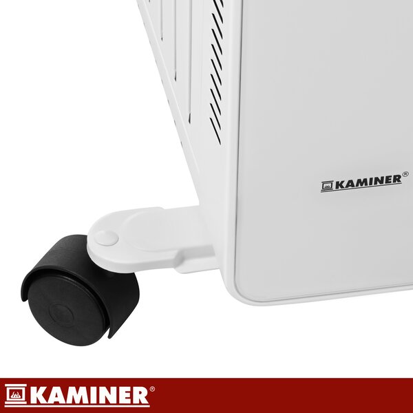 Calorifer electric cu ulei Kaminer Arvell - radiator alb