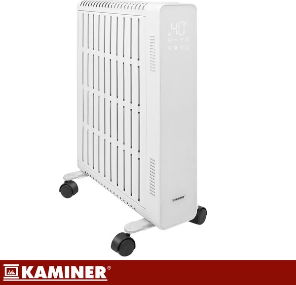 Calorifer electric cu ulei Kaminer Arvell - radiator alb