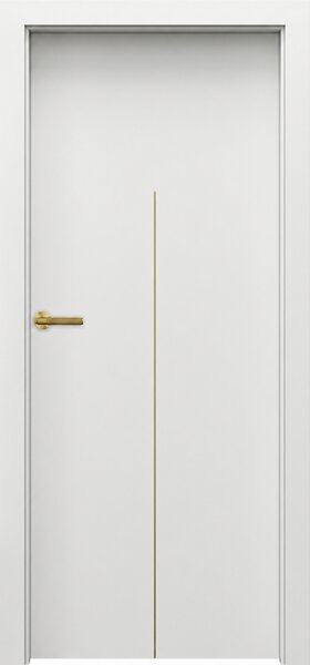 Usa de interior PORTA DESIRE cu insertii metalice aurii - Model 6