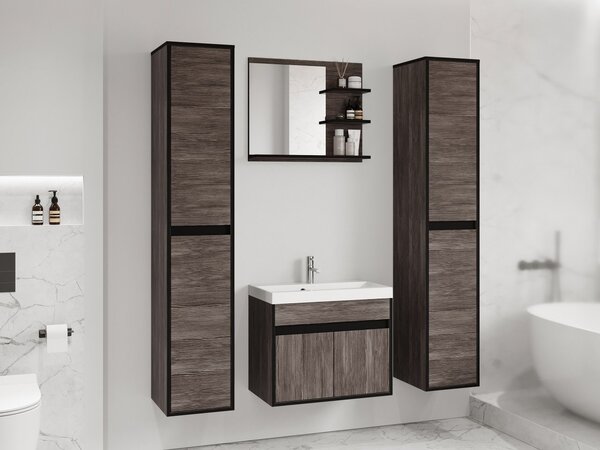 Z0ND0 Mobilier baie Garmana XL (bodega + Negru grafit) . 1103911