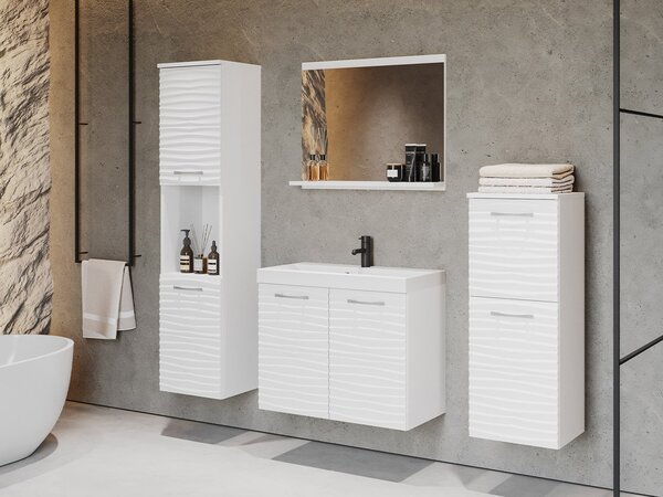 Z0ND0 Mobilier baie Megasa I MDF (Alb + Alb) . 1104002