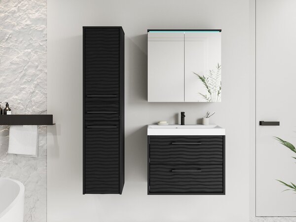 Z0ND0 Mobilier baie Tameko I (Negru + Negru) . 1104037