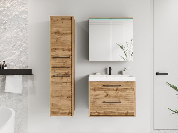 Z0ND0 Mobilier baie Tameko I (Stejar wotan + Stejar wotan) . 1104038