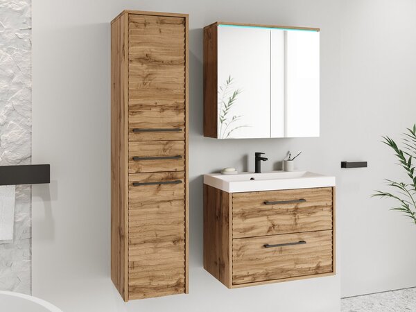 Z0ND0 Mobilier baie Tameko I (Stejar wotan + Stejar wotan) . 1104038