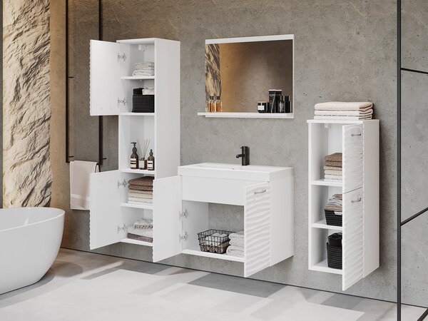 Z0ND0 Mobilier baie Megasa I MDF (Alb + Alb) . 1104002