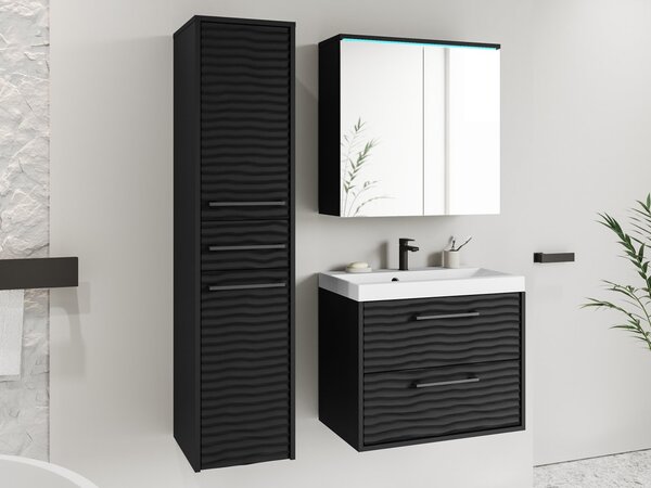 Z0ND0 Mobilier baie Tameko I (Negru + Negru) . 1104037