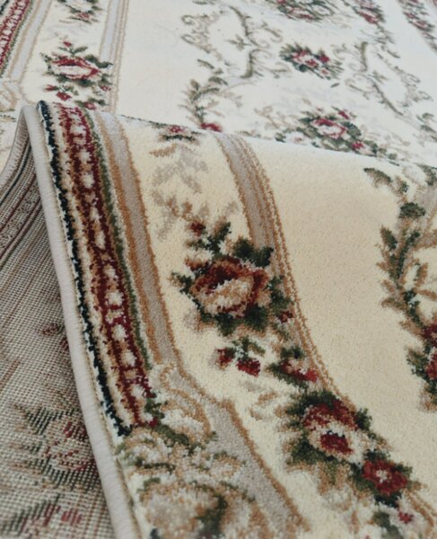 Traversa Hol, Model Clasic 574/100, Festonata, Latime 100 cm, Crem 100 x 300