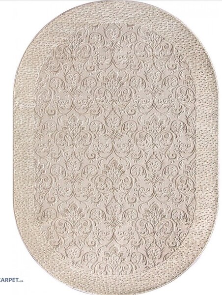 Covor Sufragerie Dormitor, Model Itea Oval 42005 116, Bej 80x150