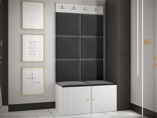Mobilier hol Tewarota Slim IV (Negru) . 1104855