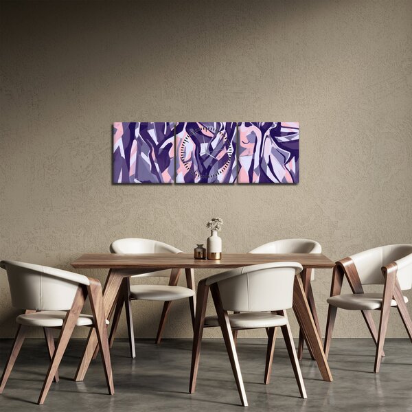 Tablou - Abstract, femei (cu ceas) (90x30 cm)