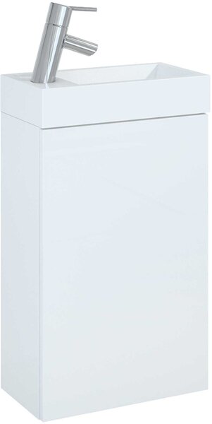 Elita Young Basic lavoar cu dulap 40.2 cm alb RE163068008060