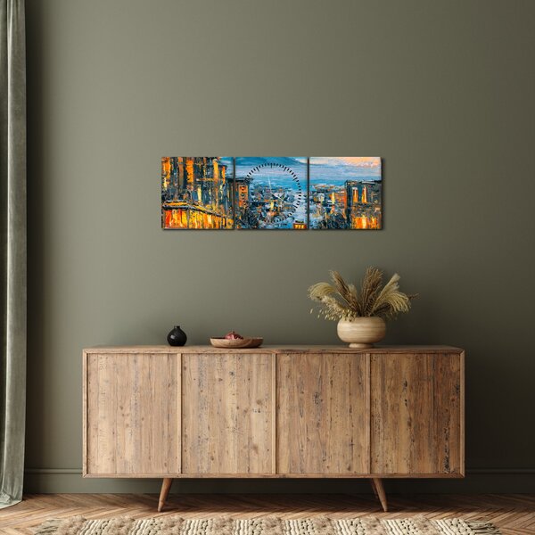 Tablou - Telecabină, San Francisco (cu ceas) (90x30 cm)