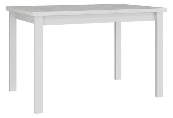 Masă sufragerie extensibilă Deasal 80 x 120 150 I (Stejar sonoma + Alb) (pentru 2-6 persoane). 1105364