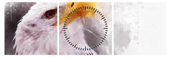 Tablou - Vultur (cu ceas) (90x30 cm)