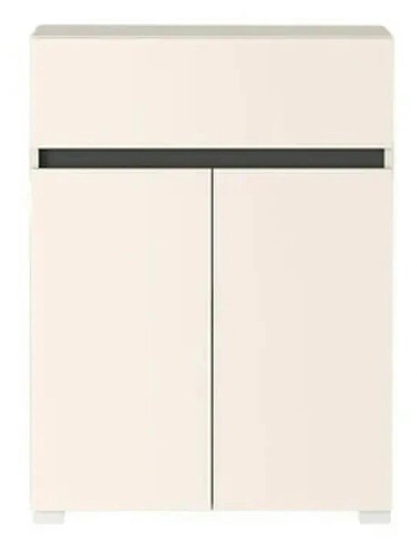 Comoda LONDON 7, casmir/gri antracit, PAL, 70x38x94 cm