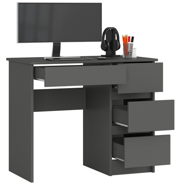 Masă PC Benicio II (grafit) (D). Promo -16%. 1152071