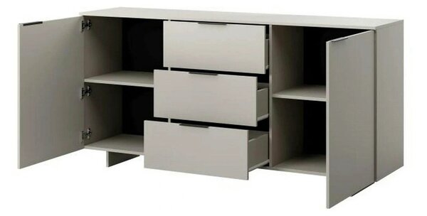 Comoda ALMA, casmir, PAL laminat, 180x42x90 cm