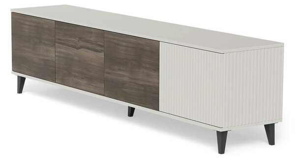 Comoda TV RANDOM 2 RTV-3, casmir/nuc/negru, PAL furniruit, 200x40x52 c