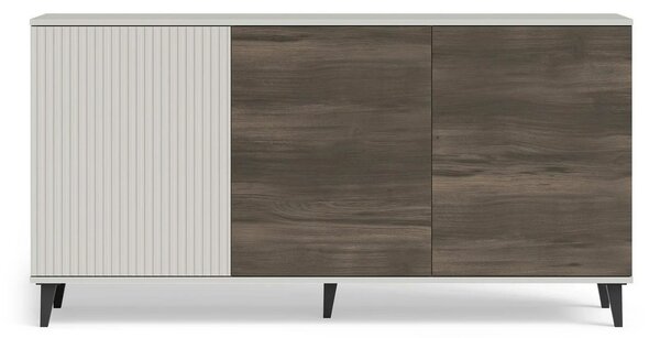 Comoda RANDOM 2 KM-1, casmir/nuc, PAL furniruit, 160x40x82 cm