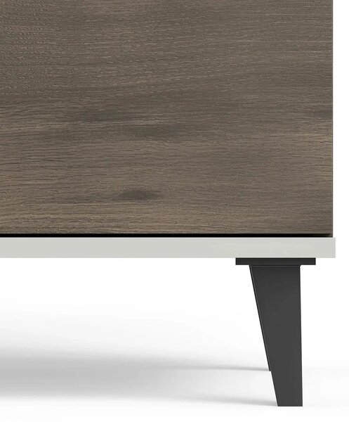 Comoda RANDOM 2 KM-1, casmir/nuc, PAL furniruit, 160x40x82 cm