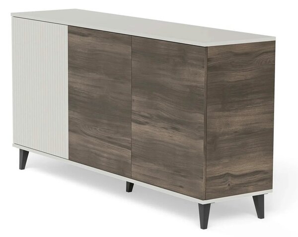 Comoda RANDOM 2 KM-1, casmir/nuc, PAL furniruit, 160x40x82 cm