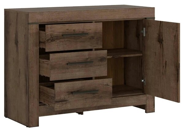 Comoda BALIN, stejar, PAL, 112x45x85 cm