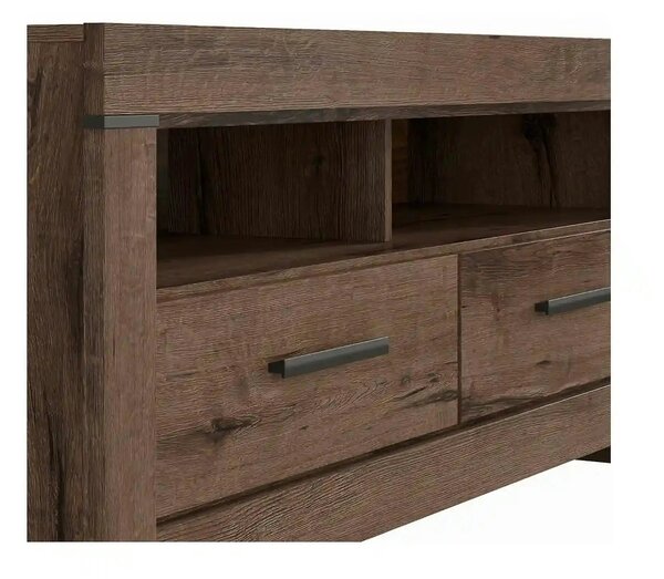 Comoda TV BALIN, stejar, PAL, 140x45x61 cm