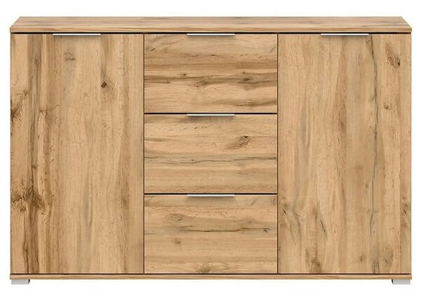 Comoda ZELE, stejar wotan, PAL laminat, 135x41x86 cm