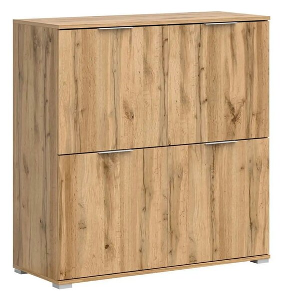 Comoda ZELE, stejar wotan, PAL laminat, 104x41x106 cm