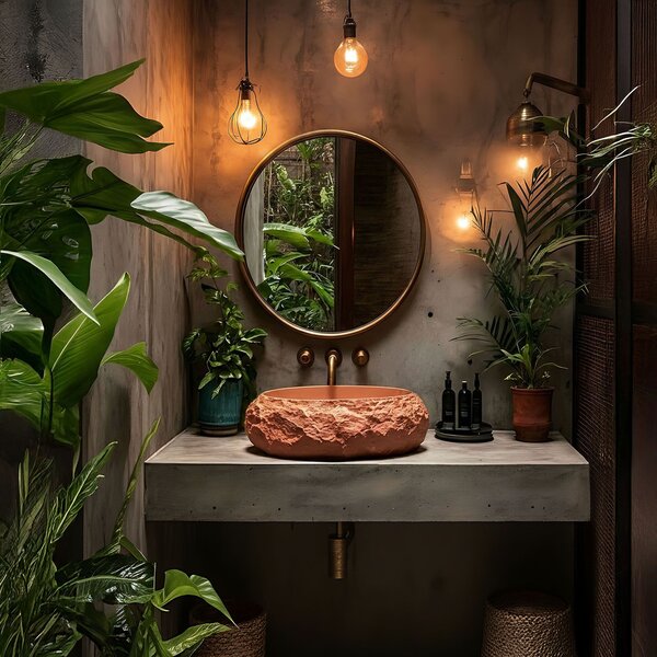 Lavoar pe blat Mika Terracotta