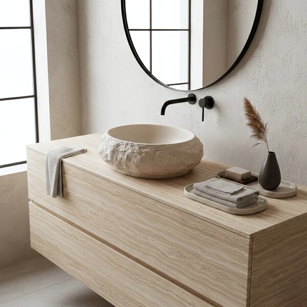 Lavoar pe blat Mika Warm Beige