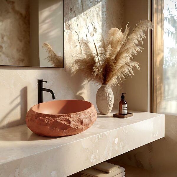 Lavoar pe blat Mika Terracotta