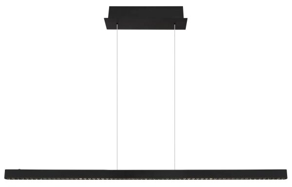 Globo 17013HB - Lustră LED dimmabilă pe cablu DENTSY LED/43W/230V 4000K neagră