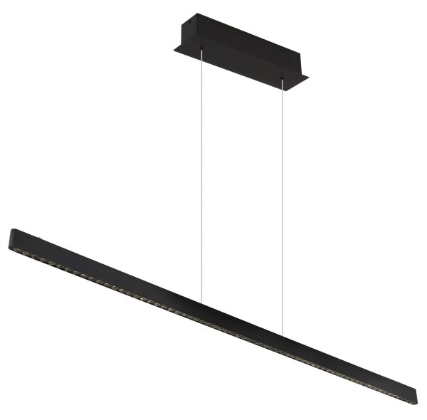 Globo 17013HB - Lustră LED dimmabilă pe cablu DENTSY LED/43W/230V 4000K neagră
