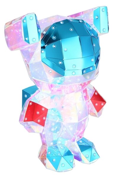 Globo 28085 - Lampă decorativă de masă LED în ambalaj cadou BRONDAR 0,03W/5V USB urs spațial