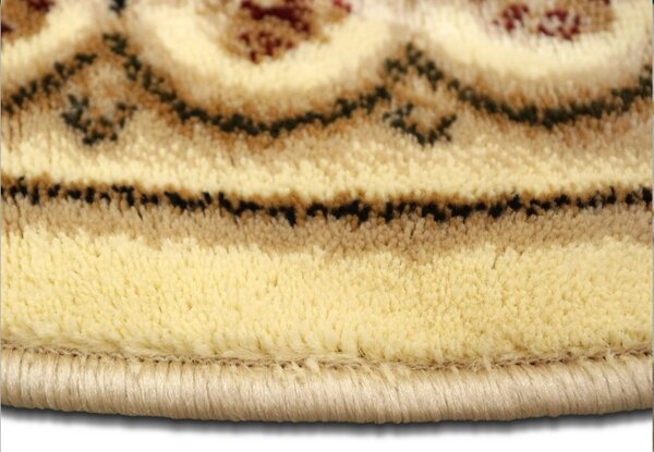 Covor Clasic, Model Lotos 539 100 Dreptunghiular, Crem Bej Dreptunghi, 60x110