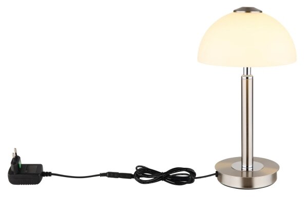 Globo 21953N - Lampă de masă LED reglabilă cu control tactil ULDIN LED/7W/230V 3000K crom mat