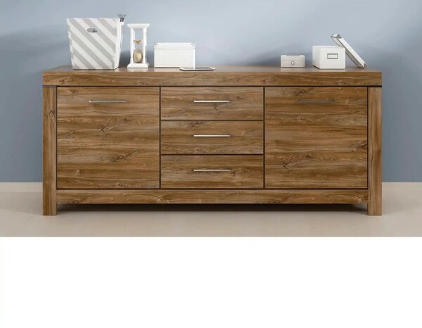 Comoda GENT, stejar stirling, PAL, 200x45x85 cm