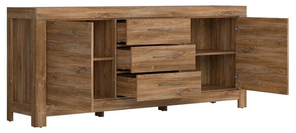 Comoda GENT, stejar stirling, PAL, 200x45x85 cm