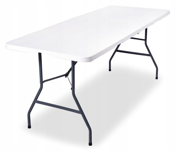 Masa catering CATERON 70x180 cm, albă