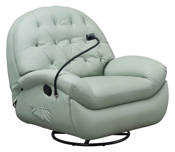 Fotoliul cu Recliner KJLC041 Verde, cu suport de telefon