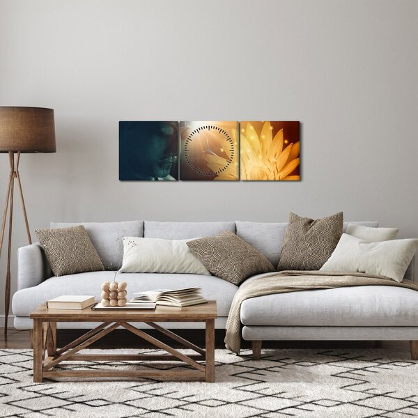 Tablou - Pace (cu ceas) (90x30 cm)