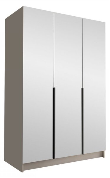 Dulap de haine Merpata III (Negru) (cu oglindă). 1105790