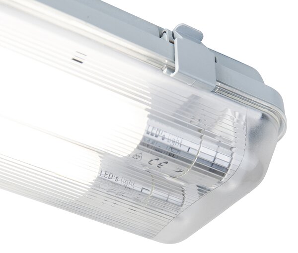 Corp de iluminat TL gri cu LED inclus 15W 2250 lm 4000K IP65 - Base